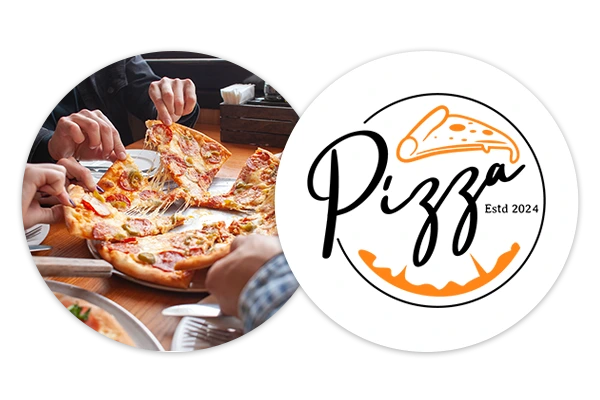 creatore di logo per pizza