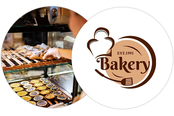 Hersteller von Bäckerei Logos