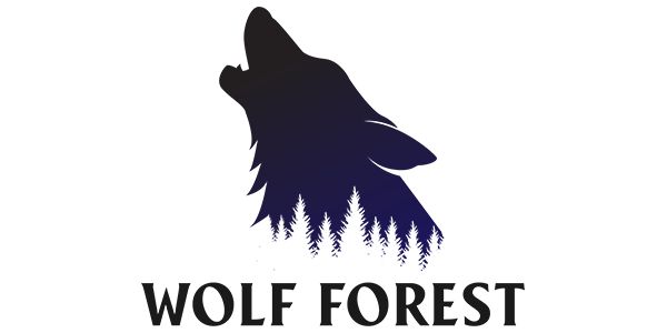 Design de logotipo de lobo
