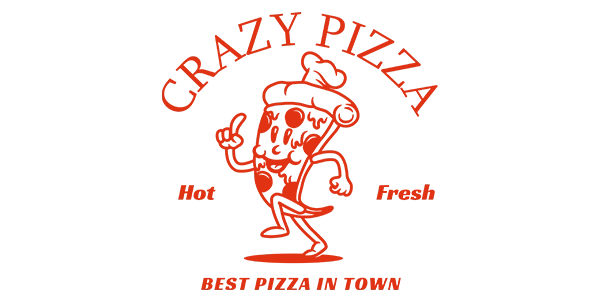Progettazione del logo della pizza